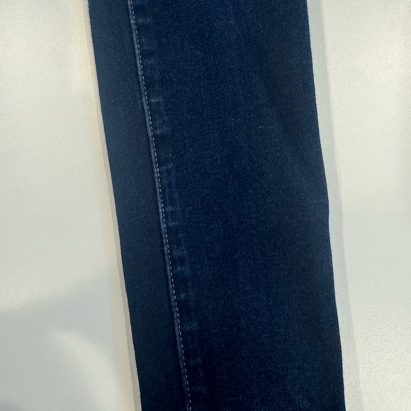 American Eagle Outfitters Women's Dark Blue high Rise Skinny Jeans Jeggings - Picture 4 of 9